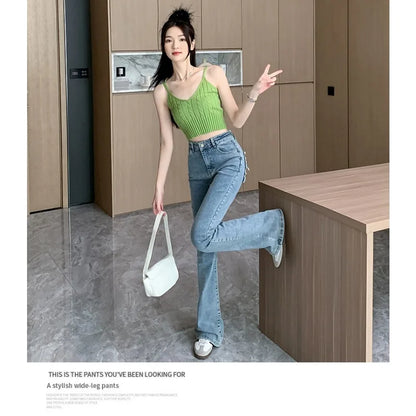 Cable Knit Ribbed Knitted Vest, Sexy Solid V Neck Backless Spaghetti Strap Sweater Vest for Spring & Summer, Women's Clothing