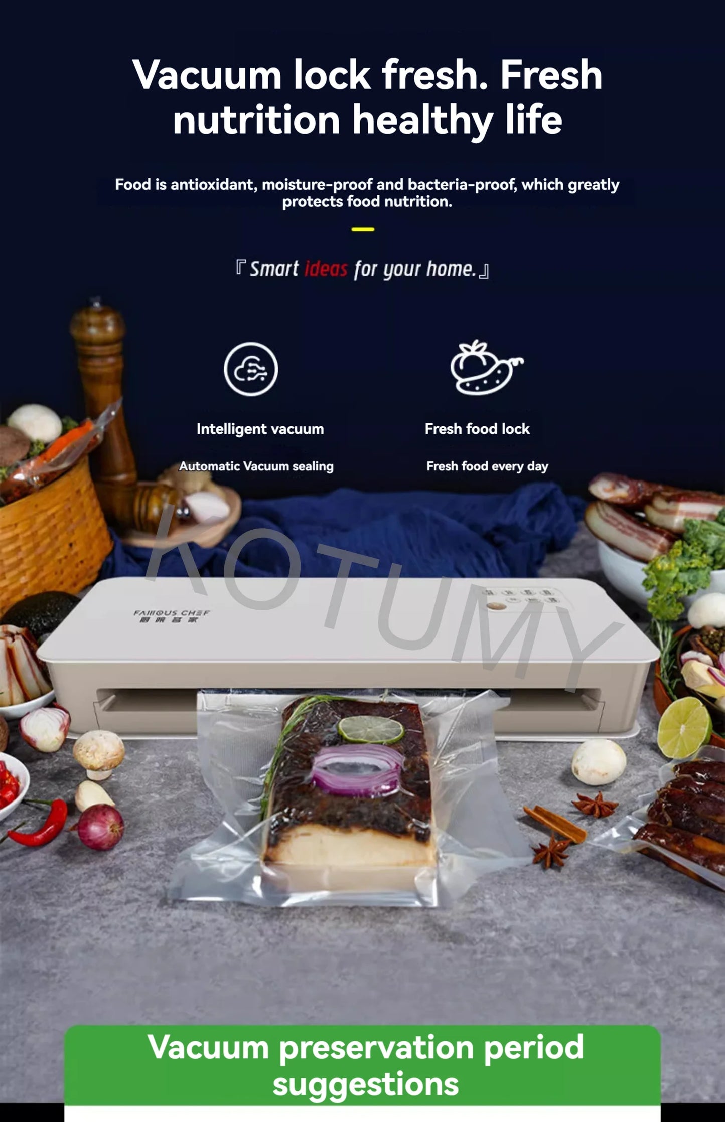 Small-sized Creation Of Vacuum Seal Airtight Retain Freshness Foodstuff Retain Freshness Househol Fully Automatic