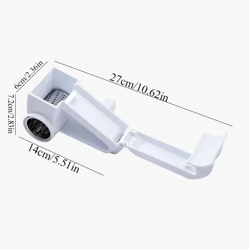 Hand-Cranked Rotating Cheese Grater Creative Cheese Shredder Multi-functional Milk Block Crusher for Kitchen Grater