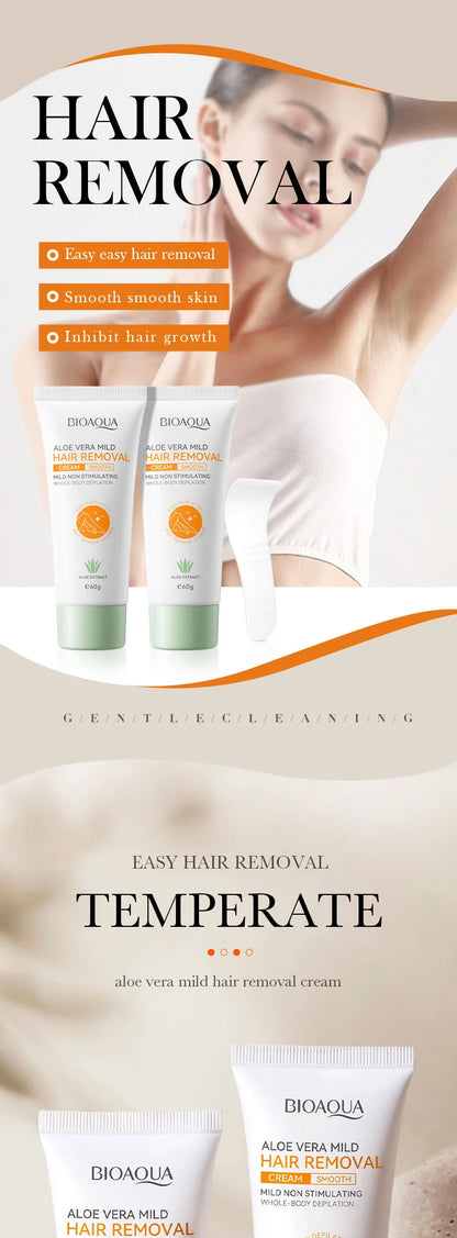 Hair Removal Cream Semi-permanent Painless Hair Remove Woman Men Body Underarm Depilatory Cream Effective Inhibition Hair Growth