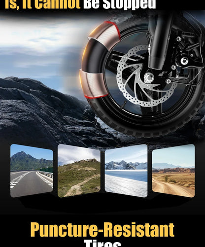 DEEPOWER C14 electric scooter can carry weight on the pedals and is equipped with a 500w motor and a waterproof lithium battery