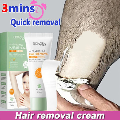 Hair Removal Cream Semi-permanent Painless Hair Remove Woman Men Body Underarm Depilatory Cream Effective Inhibition Hair Growth