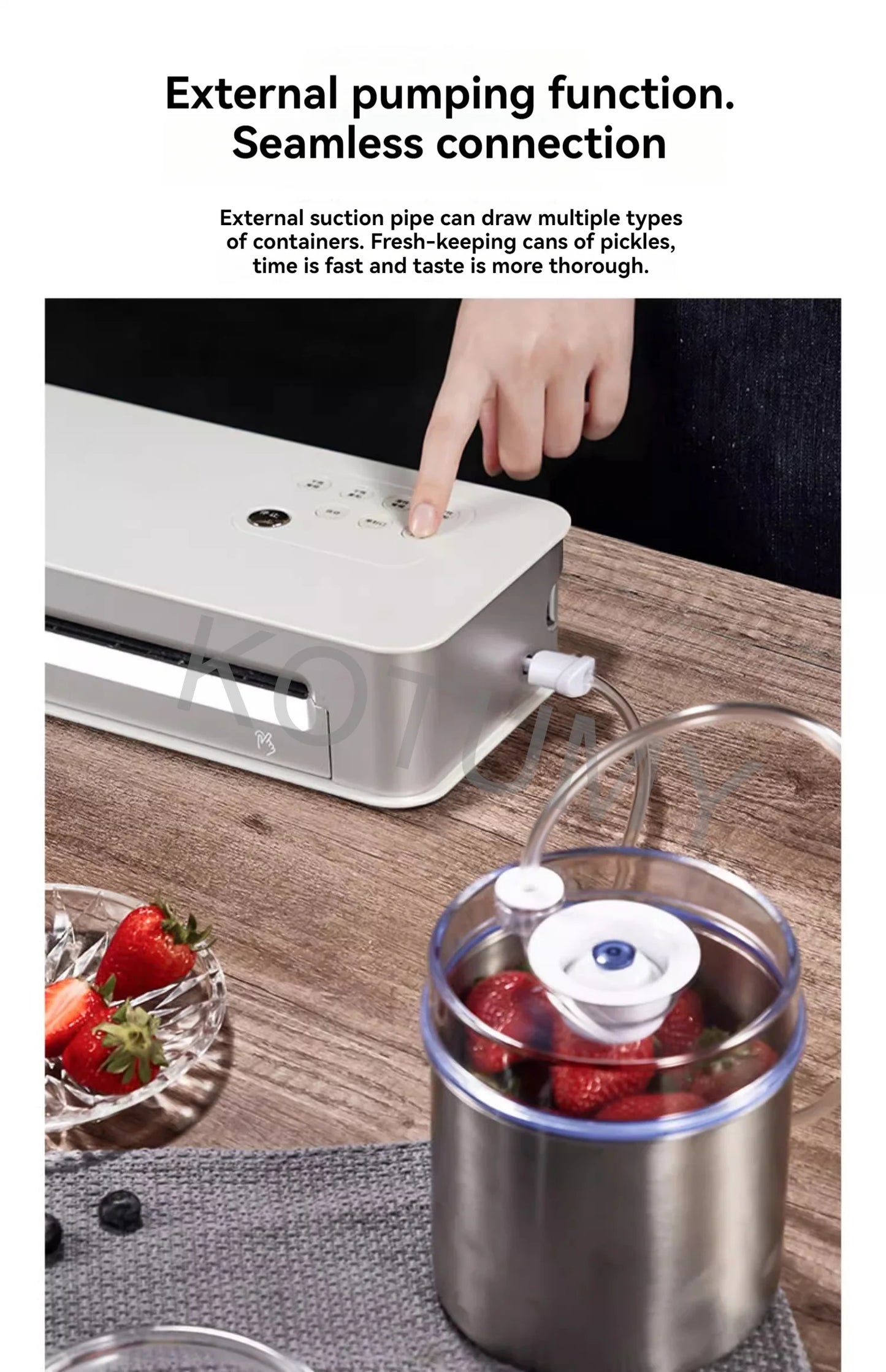 Small-sized Creation Of Vacuum Seal Airtight Retain Freshness Foodstuff Retain Freshness Househol Fully Automatic