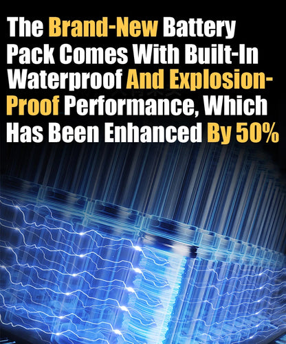 DEEPOWER C14 electric scooter can carry weight on the pedals and is equipped with a 500w motor and a waterproof lithium battery