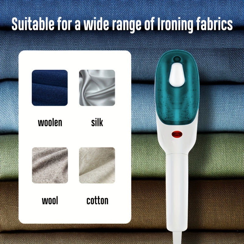 1pc travel steamer, Electric Handheld Steam Iron, Travel Size Compact Mini Professional Handheld Garment Steam Iron W/ Cloth Brush Crease Dual Tool Accessory, Powerful Penetrating Steam Removes Wrinkles, Perfect For Home, Off