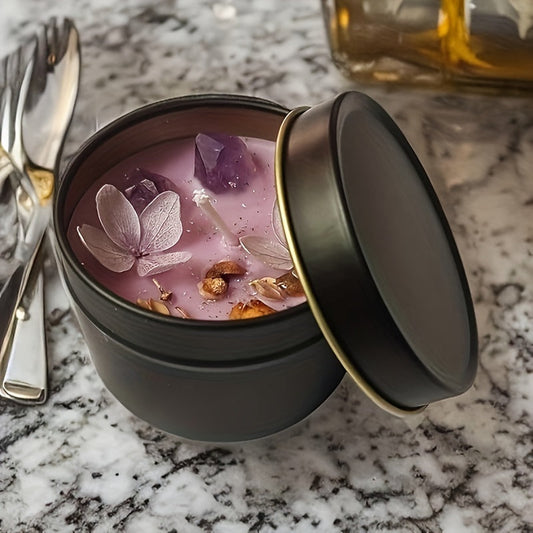 Lavender Scented Candle Home Decor