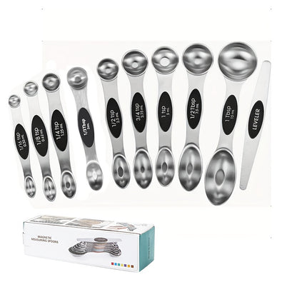 8/17pcs, Colorful Measuring Cups Set, Stainless Steel Measuring Spoons, for Dry And Liquid Ingredient, Baking Tools, Kitchen Gadgets, Kitchen Accessories, Father Gift