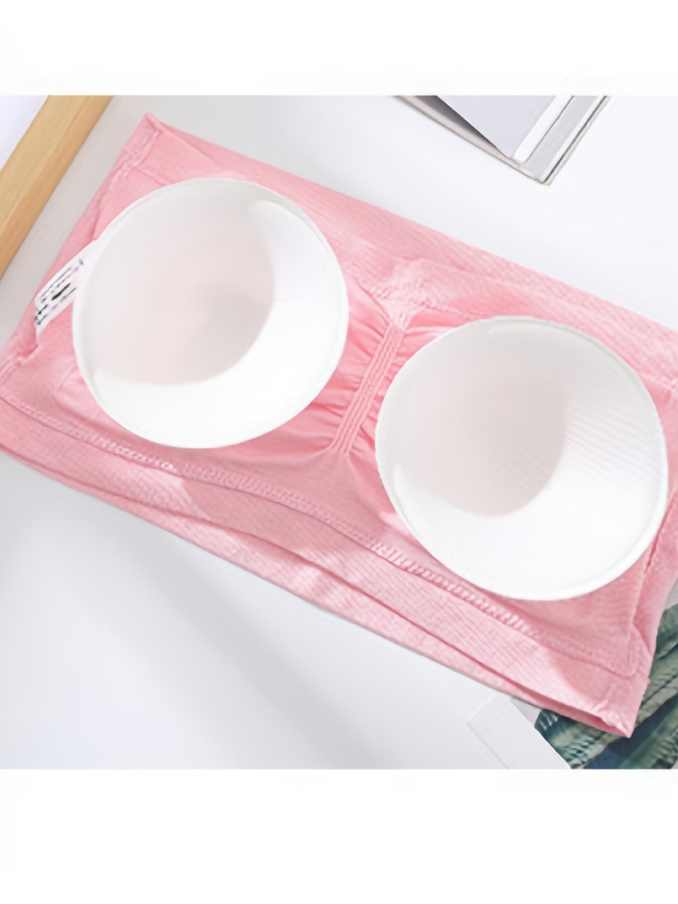 [Plus Size Strapless Bra] Plus Size Double-Layer Strapless Bra | Anti-Slip, Removable Pads, No Underwire, Seamless Smoothing, High Elasticity, Black Camisole Top | For Casual Attire, Comfortable Daily Wear, Offshoulder Fashio