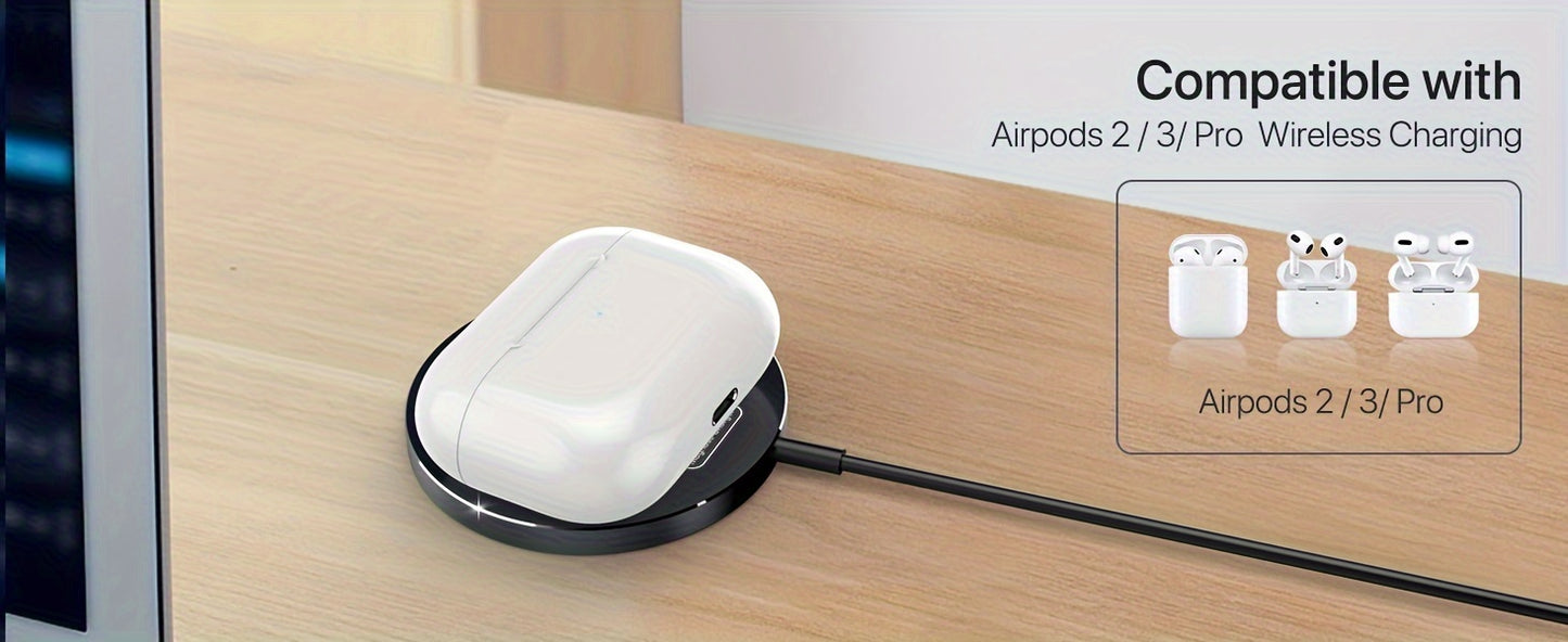 Wireless Charger Charging Station Compact Magnetic Fast Charging Compatible With Apple Mobile Phone 15 14 13 12 Pro Max Series For
 Samsung Galaxy Mobile Phone Series For Airpods3/2 Se