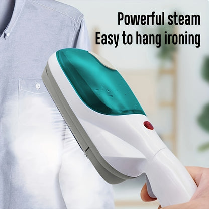 1pc travel steamer, Electric Handheld Steam Iron, Travel Size Compact Mini Professional Handheld Garment Steam Iron W/ Cloth Brush Crease Dual Tool Accessory, Powerful Penetrating Steam Removes Wrinkles, Perfect For Home, Off