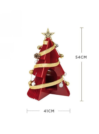 Honeycomb Foldable Accordion Christmas Tree - Christmas Decor for Neutral Nordic Home