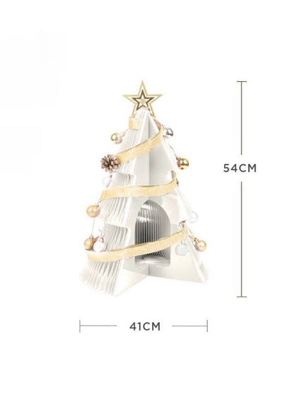 Honeycomb Foldable Accordion Christmas Tree - Christmas Decor for Neutral Nordic Home